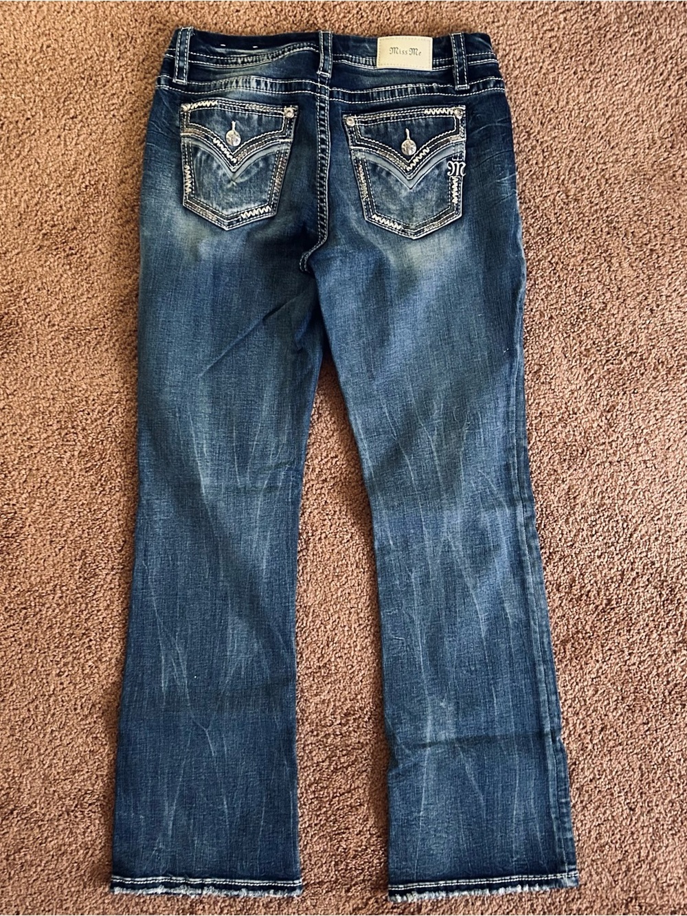 Miss Me Embroidered Bootcut Jeans | Size: 30 - Picture 2 of 5